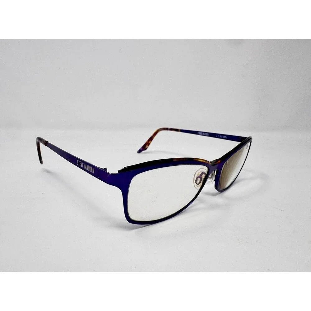 Steve Madden FANCII Eyeglass Frames Only 54-15-135 Purple CV